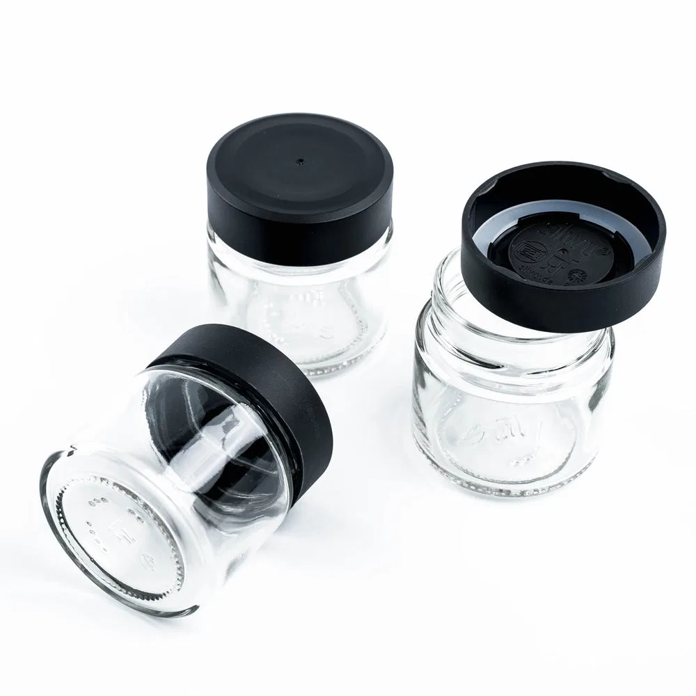 FM-125-BCS-SM – SILWY MAGNET Food Storage Container, Use To Store Spices Round 2.4 Inch Diameter x 2.7 Inch Height 4....